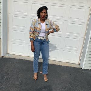 Vintage Silk Paisley Bomber! 💕